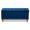 Baxton Studio Kaylee Navy Blue Velvet Upholstered Tufted Storage Ottoman Bench 160-9935 - alternate 8